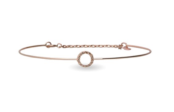 Bracelet Rubinia Femme in Or rosé Diamante Brown BR258R-RBR-M - BR258R-RBR-M